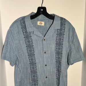 MARINE LAYER Blue Men's Shirt
